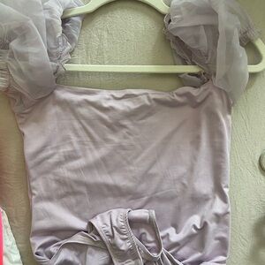 Princess Polly Lilac Puff Sleeve Blouse